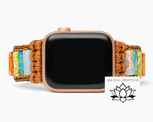 Healing Chakra Protection Apple Watch Strap