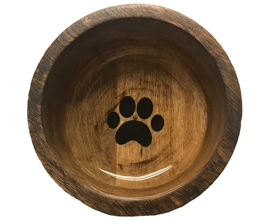 Wooden Pet Bowl