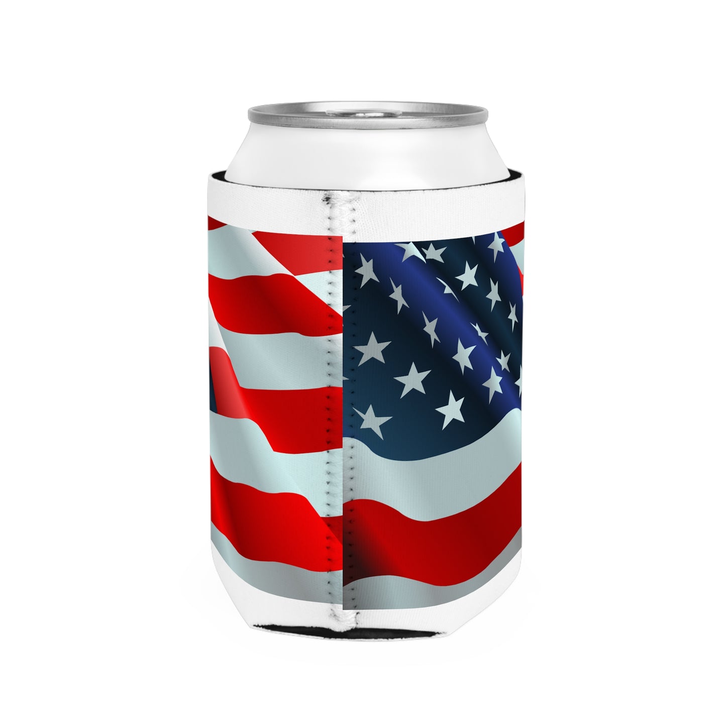 US Flag Can Cooler Sleeve