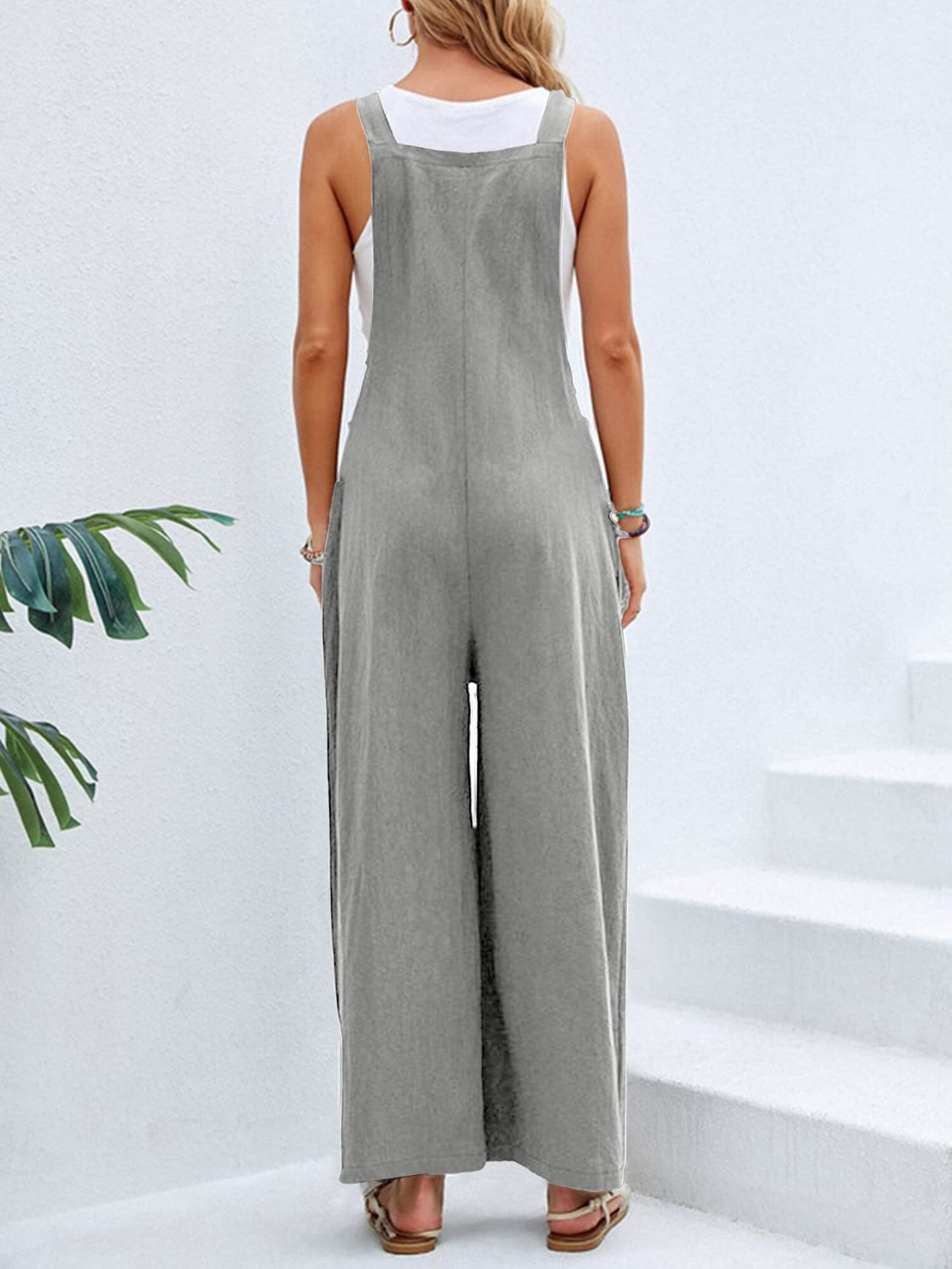 Super Cute Square Neck Comfy and Stylish Overalls - Dress up or down