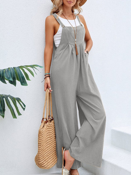 Super Cute Square Neck Comfy and Stylish Overalls - Dress up or down