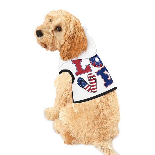 US LOVE Pet Hoodie