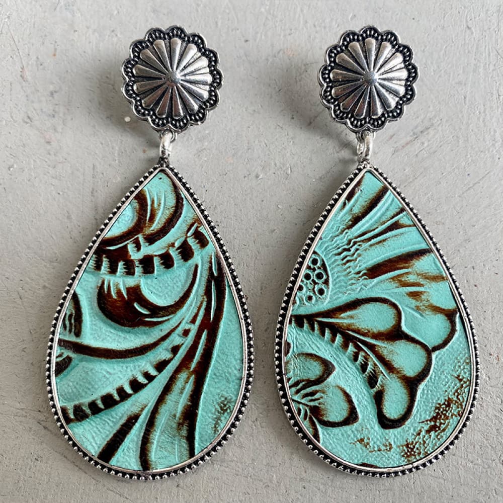 Western Teardrop Earrings