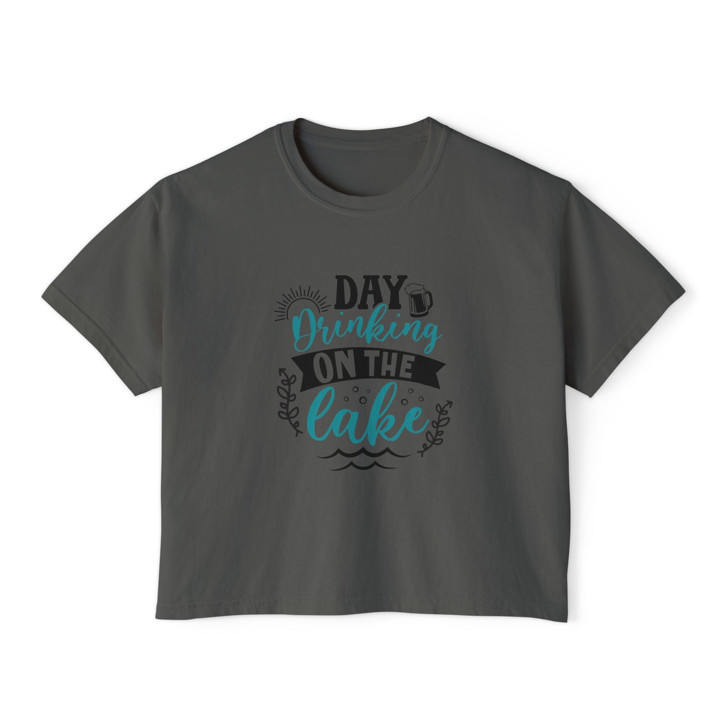 Day Drinking On The Lake -  Boxy Tee