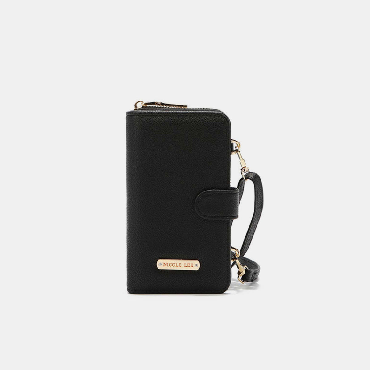 Black 2 Piece Phone Case Crossbody Wallet