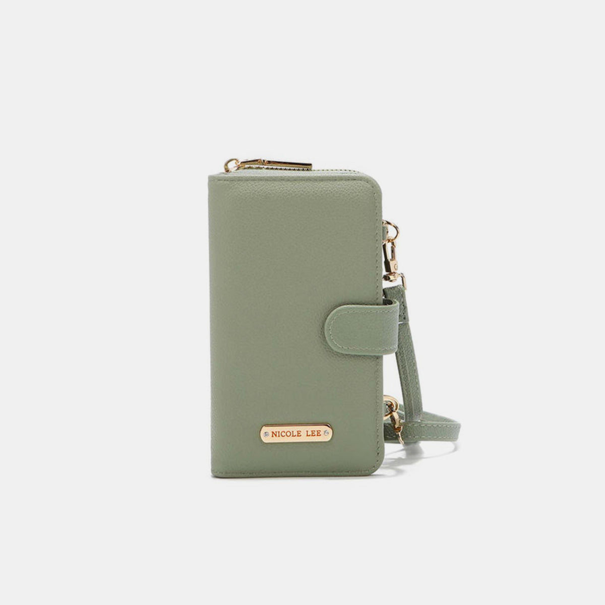 Sage 2 Piece Phone Case Crossbody Wallet