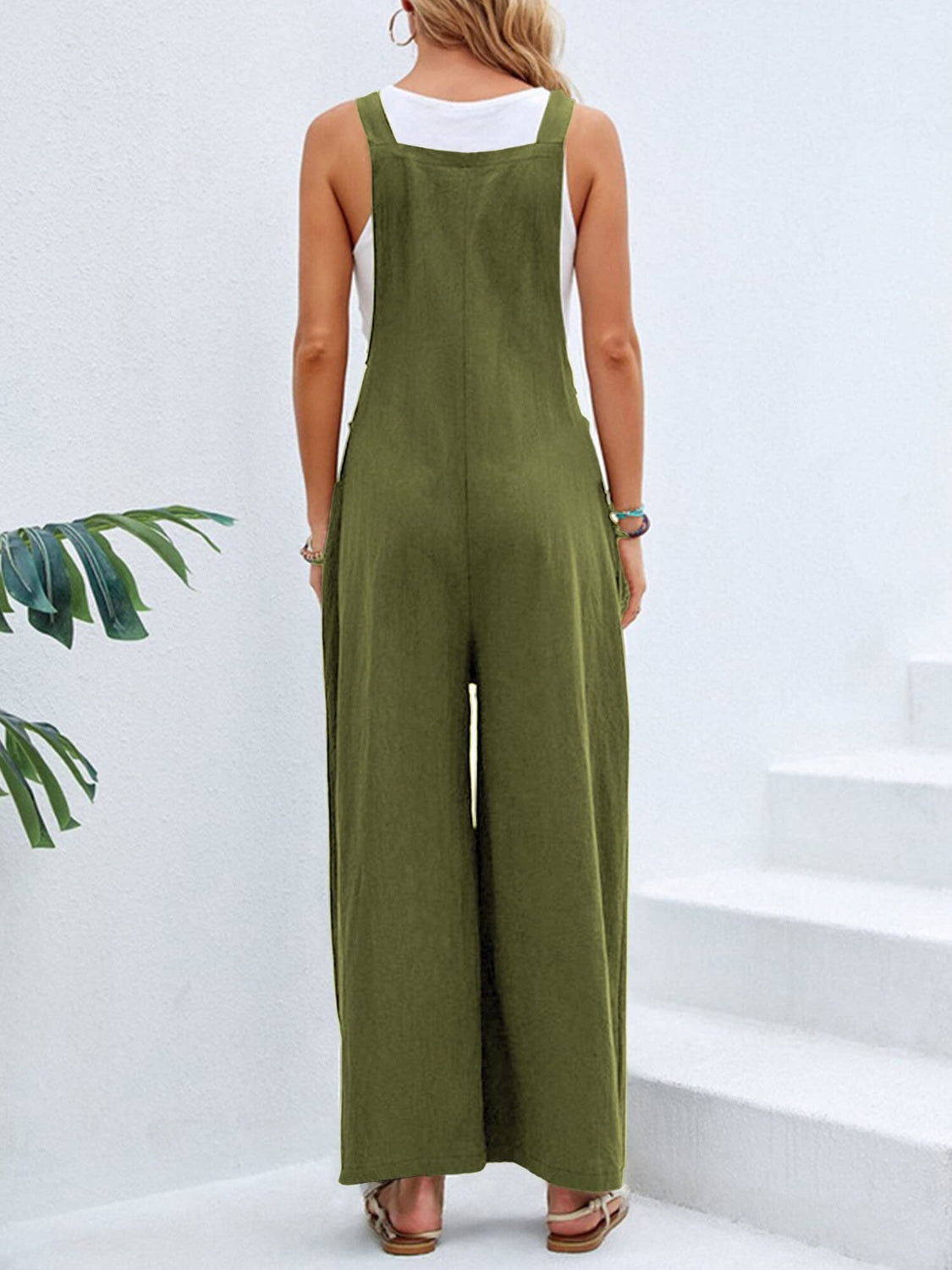 Super Cute Square Neck Comfy and Stylish Overalls - Dress up or down