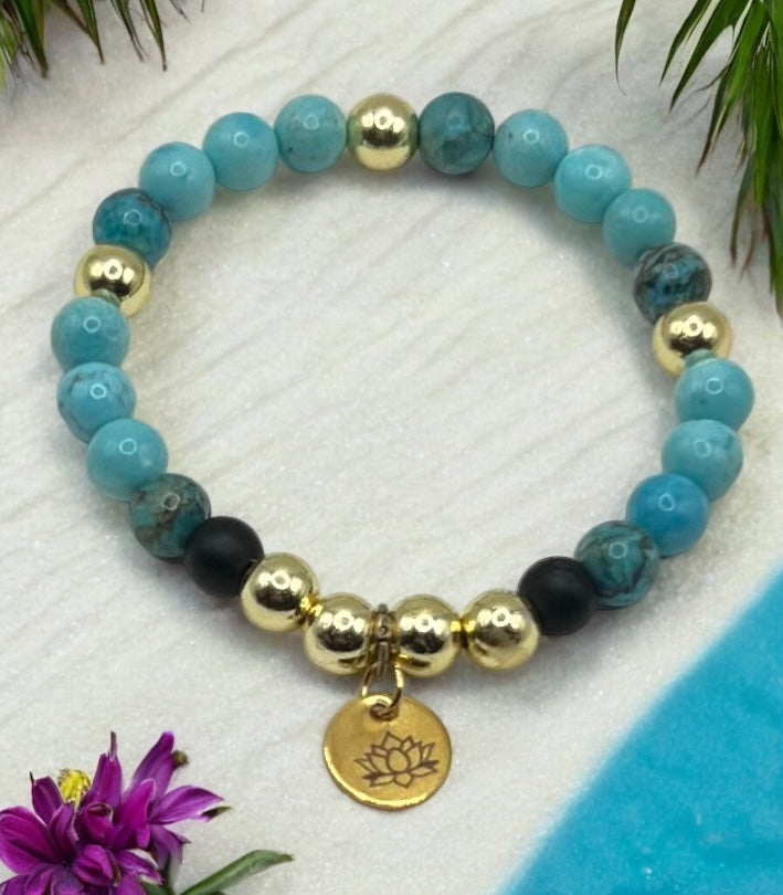 Hematite - Turquoise - Onyx