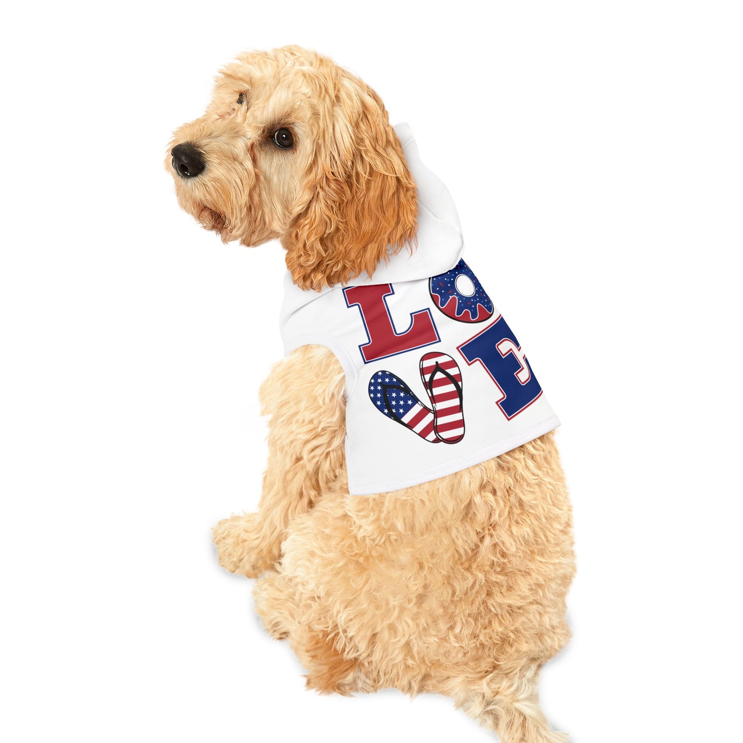 US LOVE Pet Hoodie