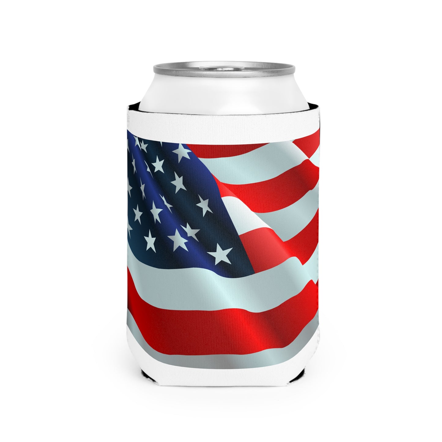 US Flag Can Cooler Sleeve