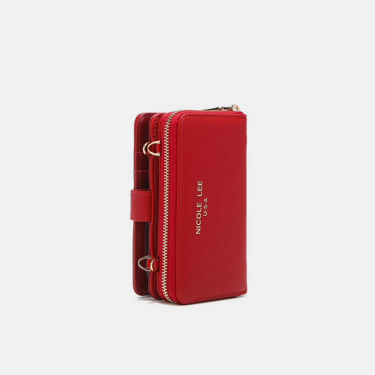 Red 2 Piece Phone Case Crossbody Wallet