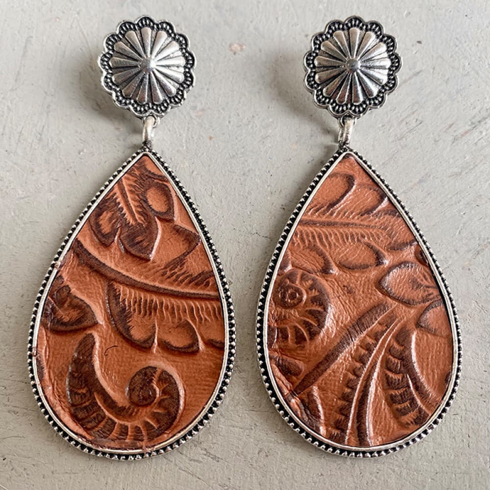 Western Teardrop Earrings