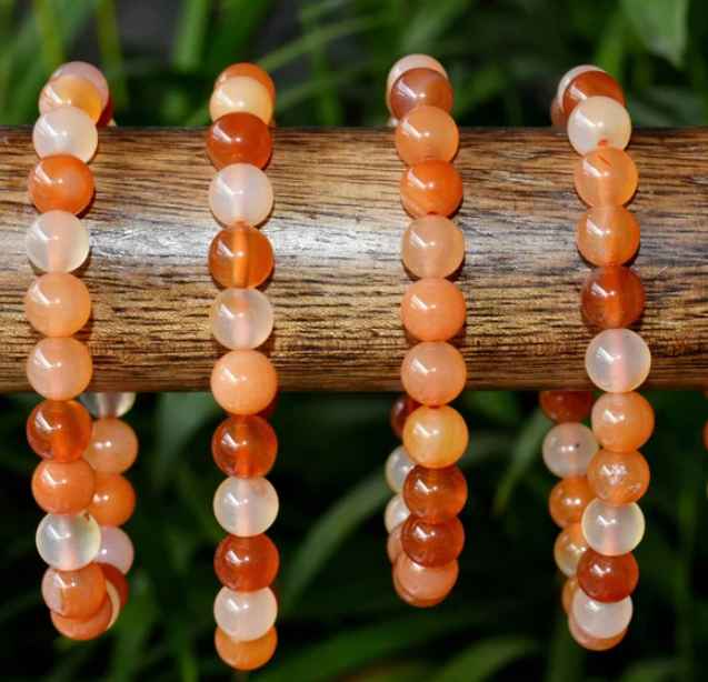 Carnelian Bracelet for Boosting Self Esteem - Passion - Courage - Energy - Creativity