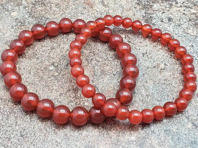 Carnelian Bracelet for Boosting Self Esteem - Passion - Courage - Energy - Creativity