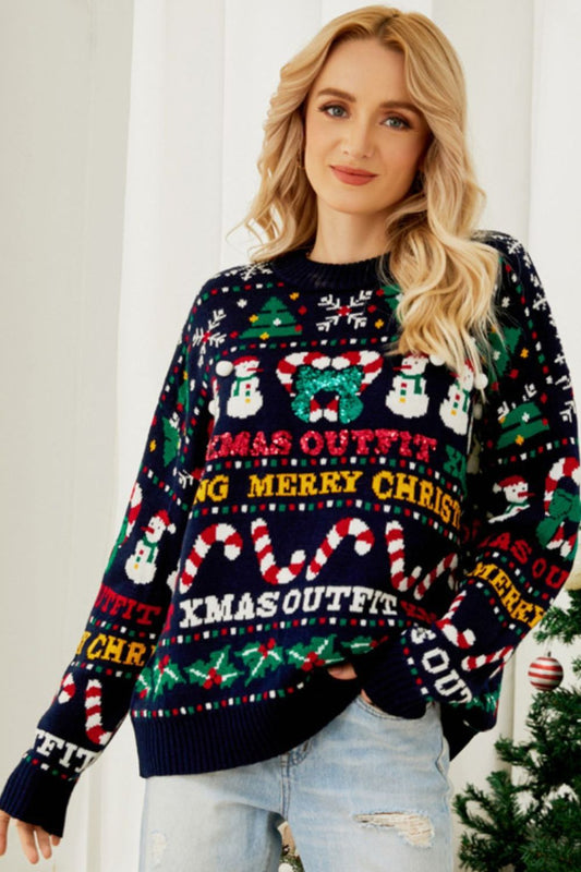 Festive Christmas Sweater, Ugly Christmas Sweater, Funny Sweater, Holiday sweater