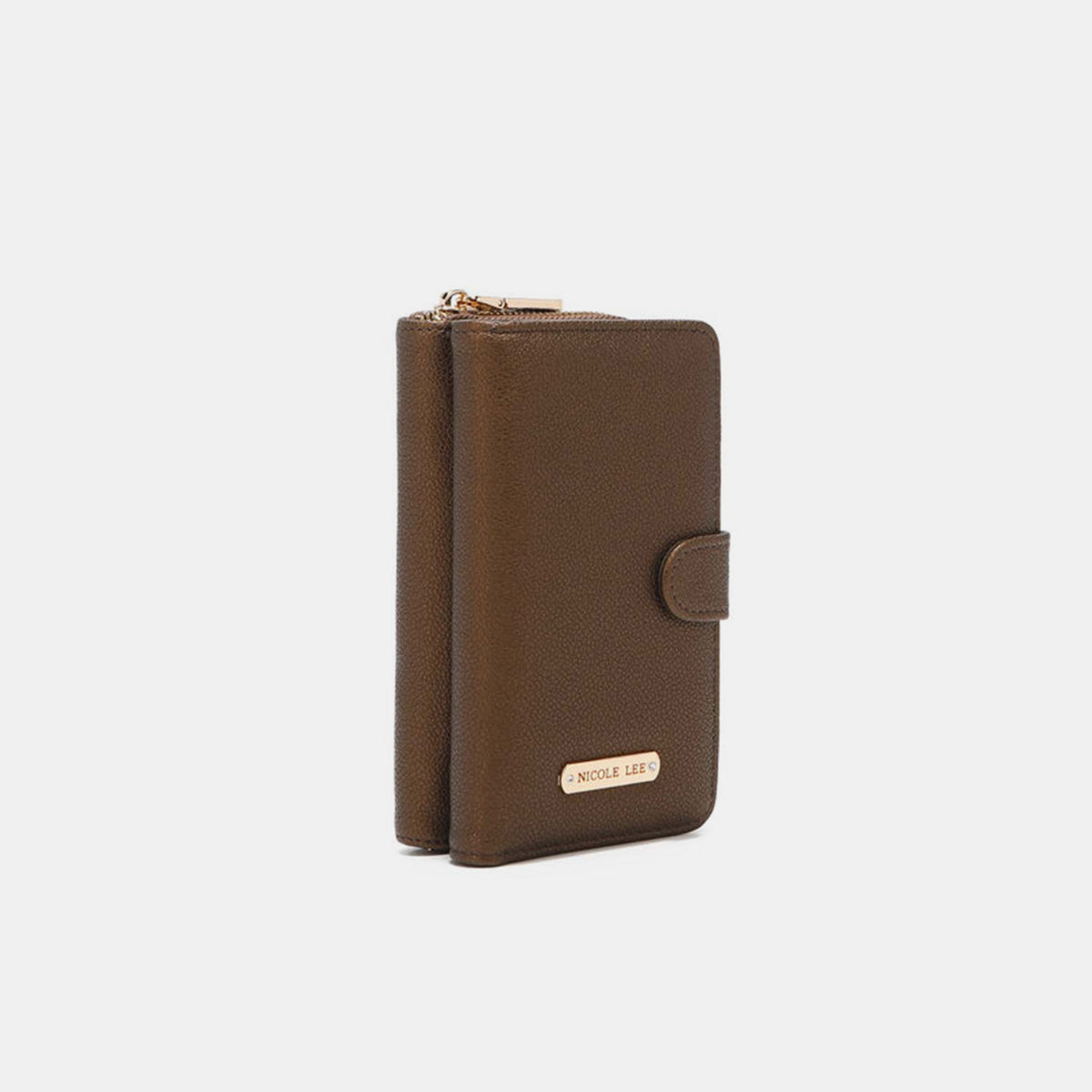 Brown 2 Piece Phone Case Crossbody Wallet