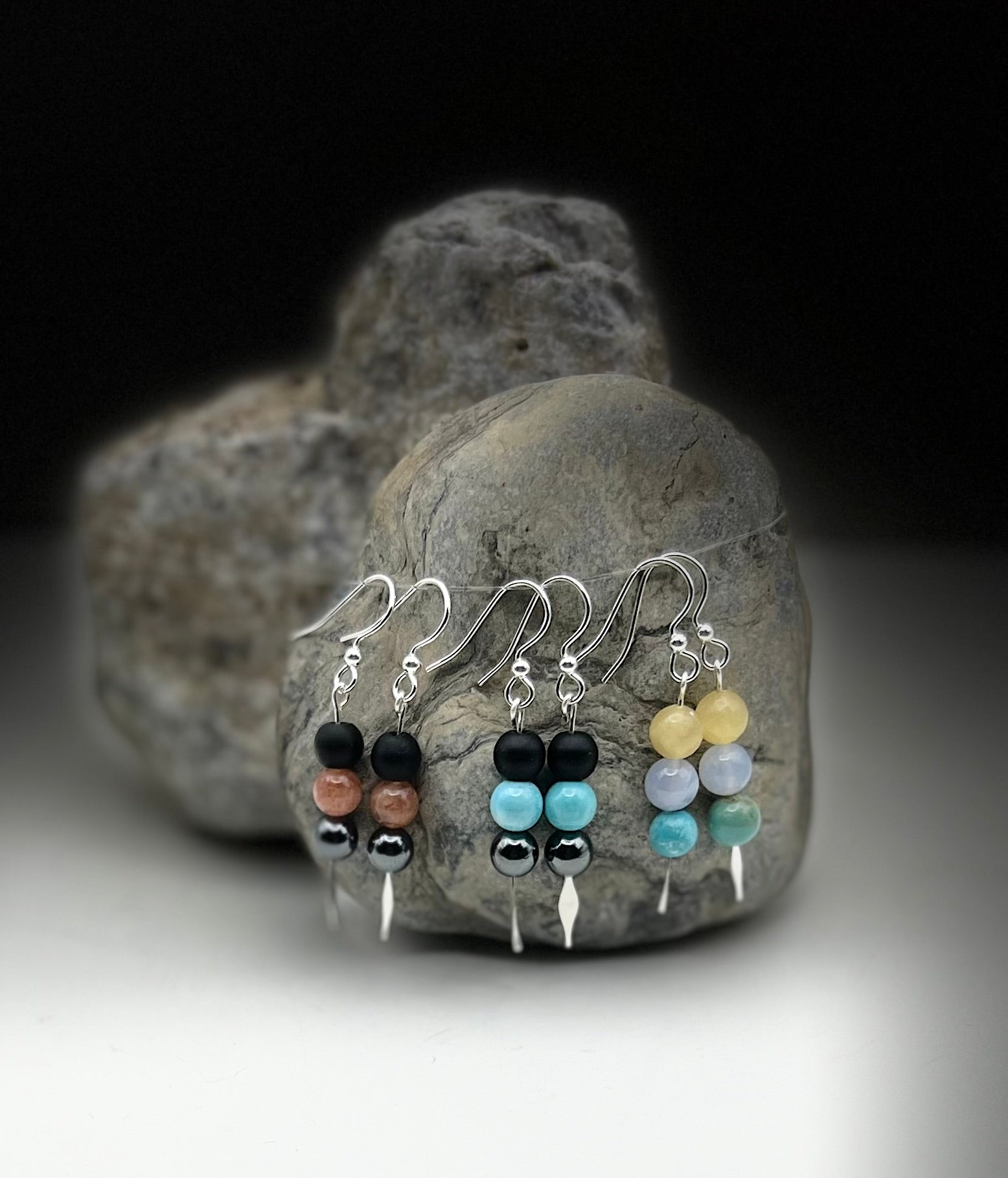 gemstone earrings