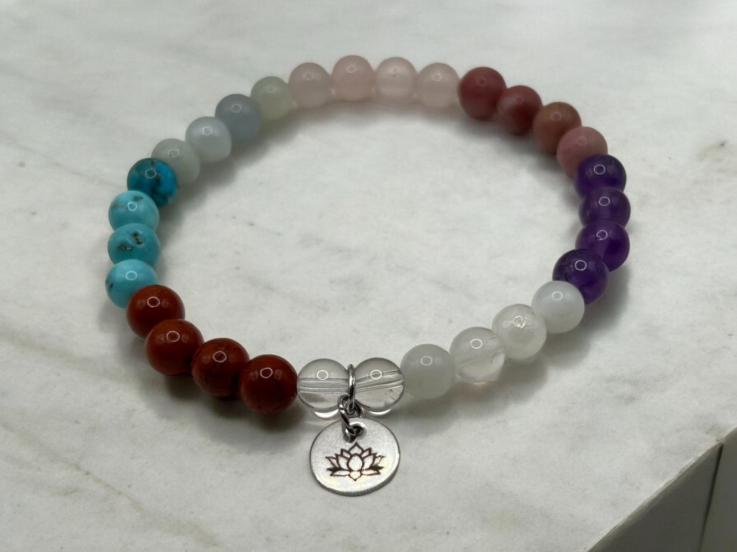 pisces amethyst moonstone red jasper turquoise aquamarine rose quartz rhodonite