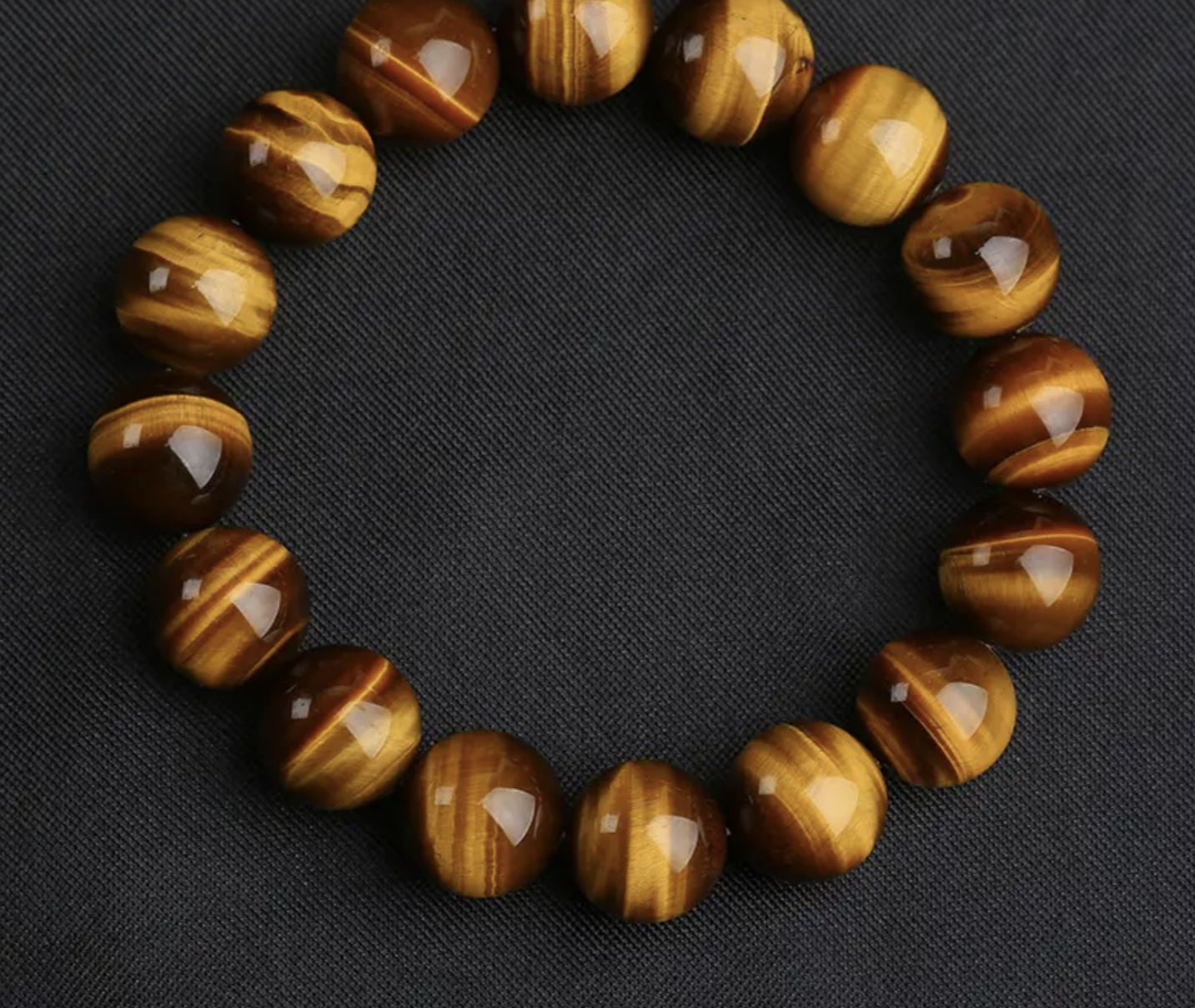 Tigers Eye Bracelet - Protection - Empowerment - Balance - Happiness - Focus