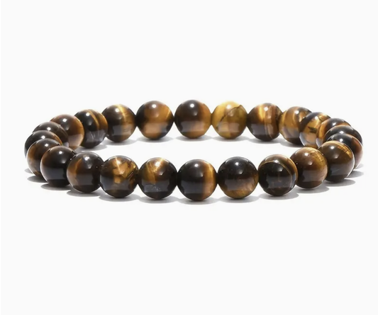 Tigers Eye Bracelet - Protection - Empowerment - Balance - Happiness - Focus