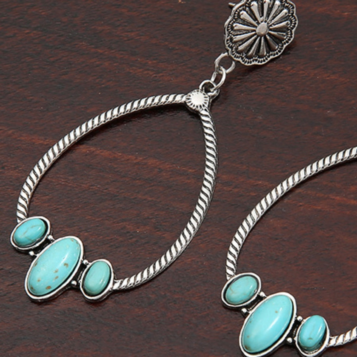 Turquoise Teardrop Earrings